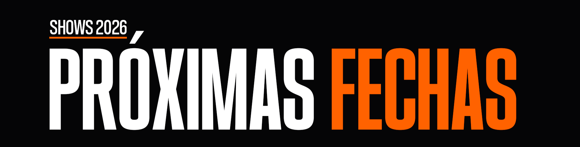 Pr&oacute;ximas Fechas